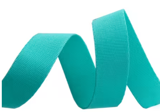Tula Pink Spirit Teal EverGlow Webbing 1in x 2yd