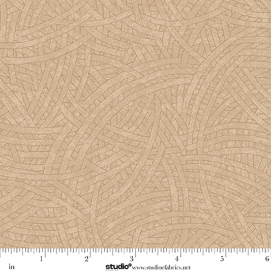 Studio E Tangled Cafe au Lait 8866-39 tonal blender cotton fabric