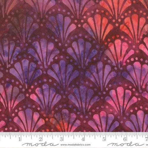 Moda Mermaid Batiks paradise 4390-26 tropical multicolor batik fabric