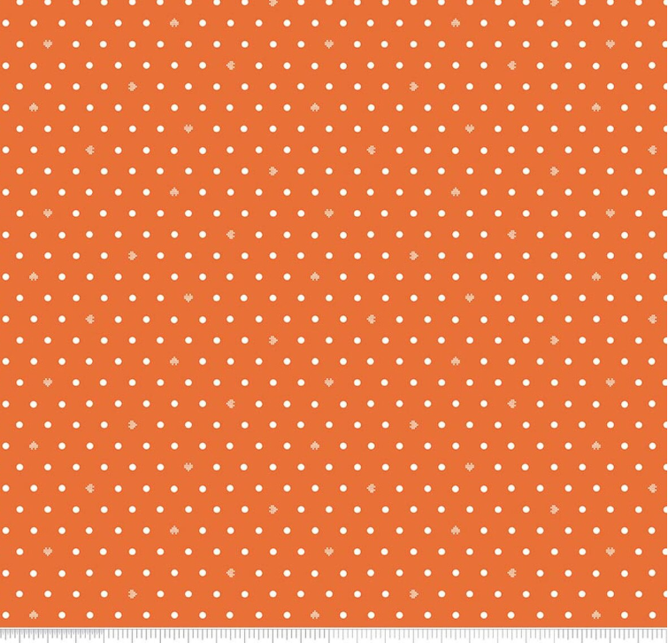 Riley Blake - Minki Kim - Cotton Nook - Dots Orange - C17977-ORANGE