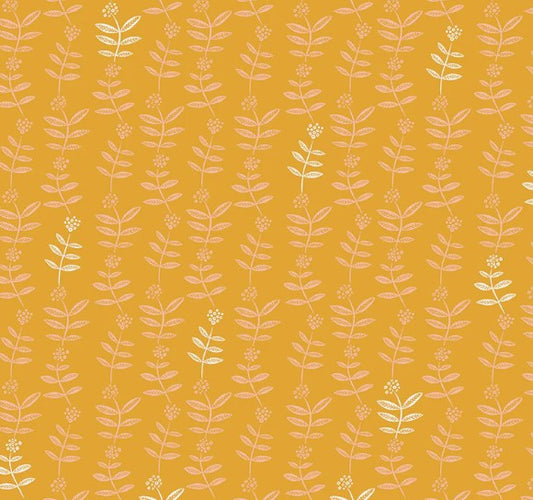 Windham Lush Life Flower Chain Golden 54718-9 quilting cotton