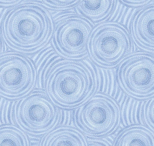 Windham Cats Around Town Zoomies 55002-2 dusty blue fabric