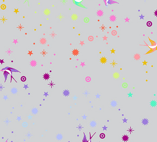 Tula Pink-Fairy Dust - Fog