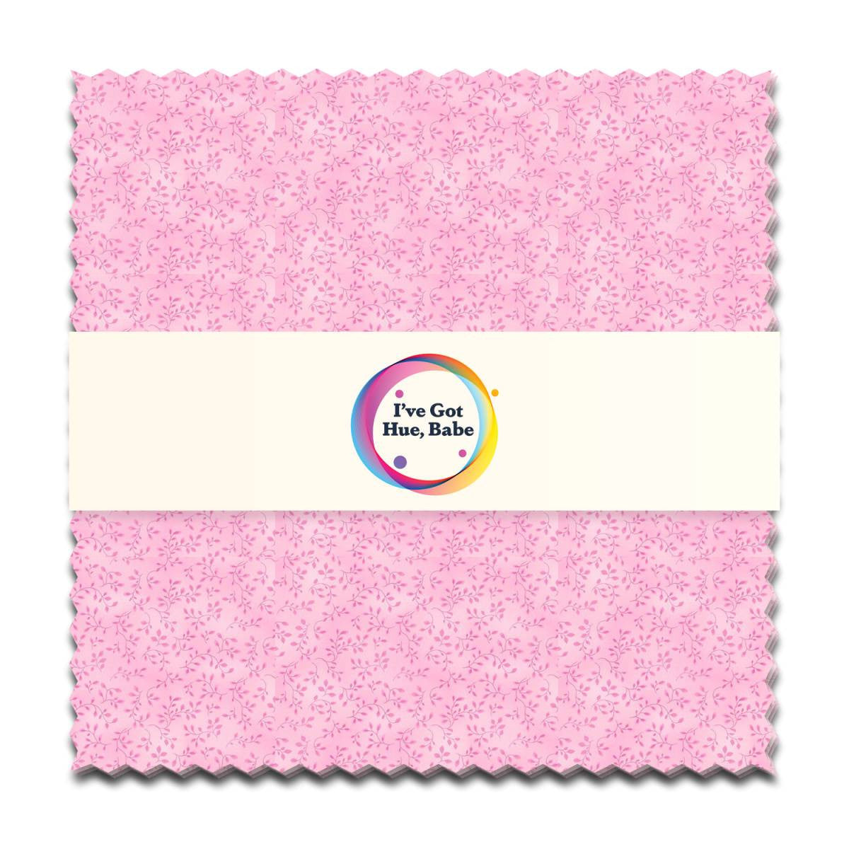 Pink Panther 5x5 charm squares precut