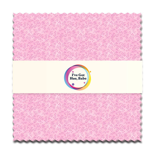 Pink Panther 5x5 charm squares precut