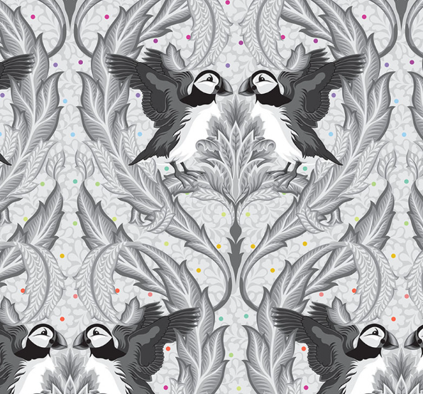 Tula Pink-Huffin & Puffin - Whisper