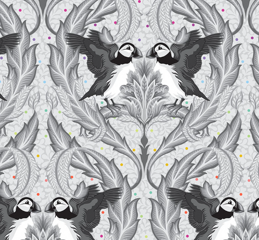 Tula Pink-Huffin & Puffin - Whisper