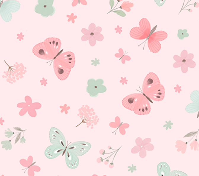 Studio E - Sweet Woodland Minky - 24548 PINK