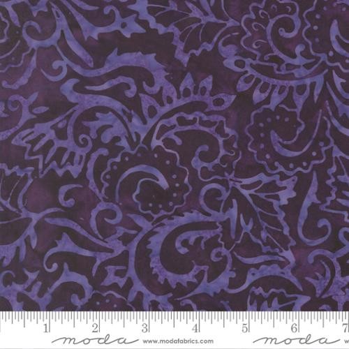 Moda Mermaid Batiks amethyst 4390-19 medium purple batik fabric