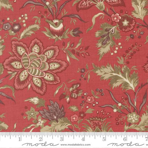 Moda Fleur De Paris Garance 13990 15 French General quilting cotton red