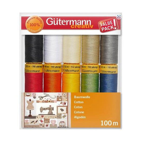 Gutermann Cotton 50 Thread Set assorted spools