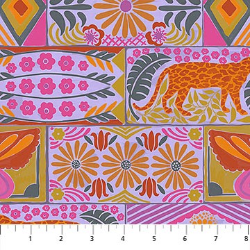 Anna Maria Textiles - Rhapsody - Bricklayer - Haze AMT174-82L