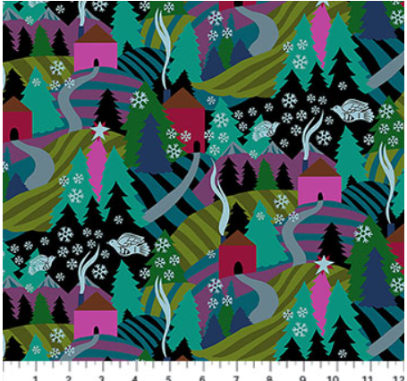 Anna Maria Textiles - Cozy Christmas - Anna Maria Parry - AMT161-99L Flurry