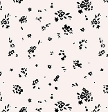 Ink and Earth - Cream DITSY - 91224-11