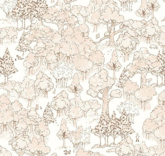 Studio E Classic Winnie Sepia Forest Mono 8726-30 quilting cotton fabric