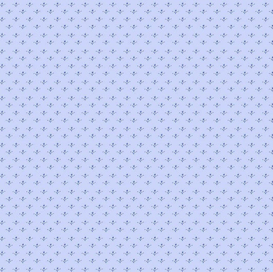 Windham China Blue Tiny Pickings 54940-5 Soft Blue quilting cotton fabric
