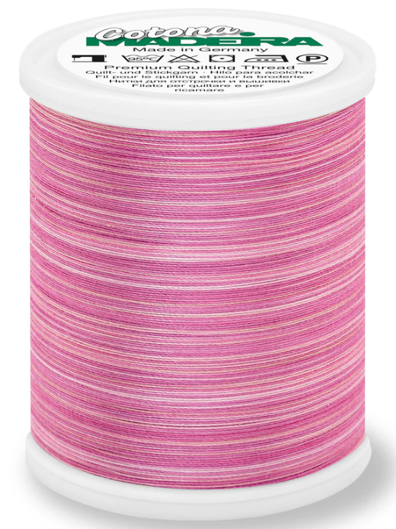Spool of Madeira Cotona 50wt 100% cotton thread in Sorbet, color 517