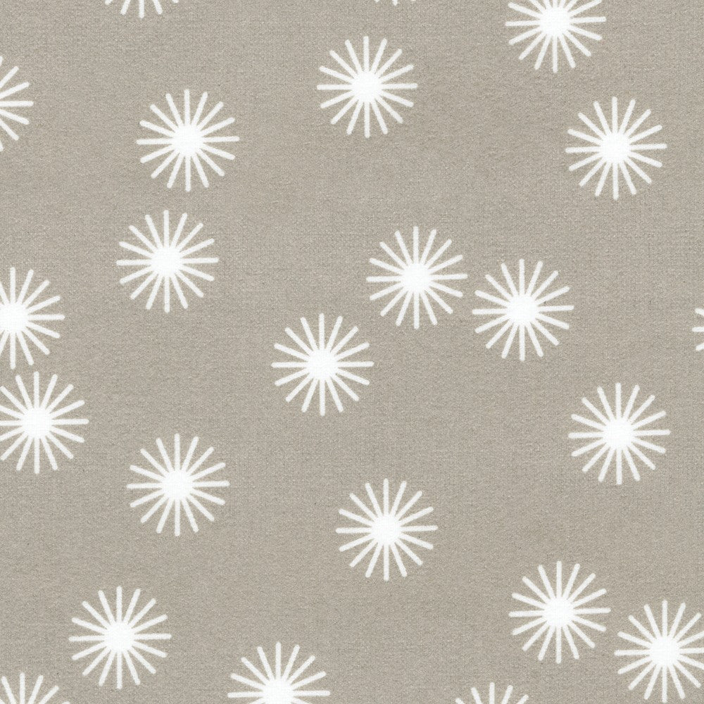 Robert Kaufman Cozy Cotton Flannel Sunburst Taupe flannel