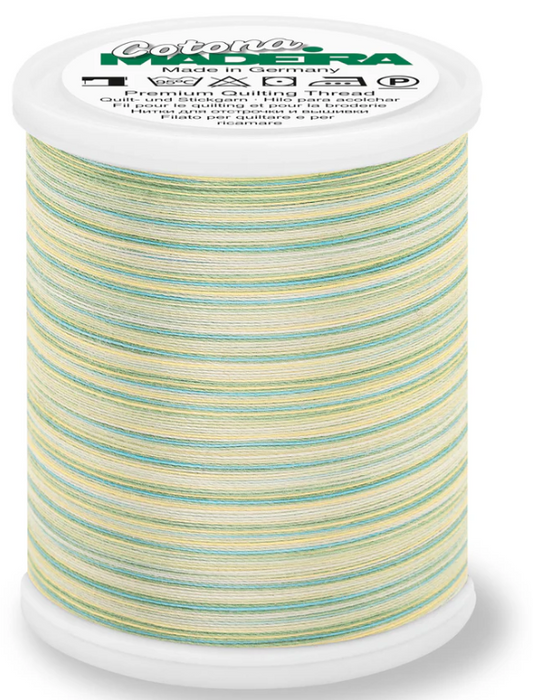 Spool of Madeira Cotona 50wt thread in Opal, color 519