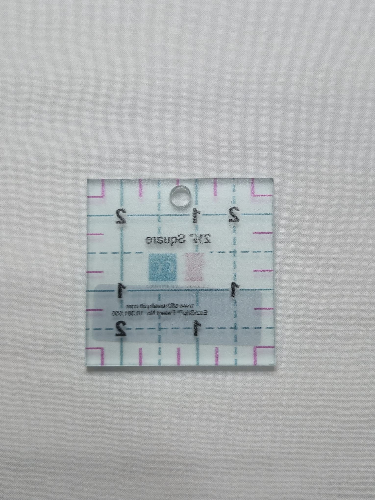 2.5" x 2.5" Square Template quilting template tool