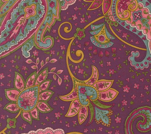 Moda Chelsea Garden Plum quilting cotton