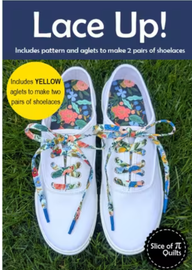 Lace Up Pattern With Yellow Aglets