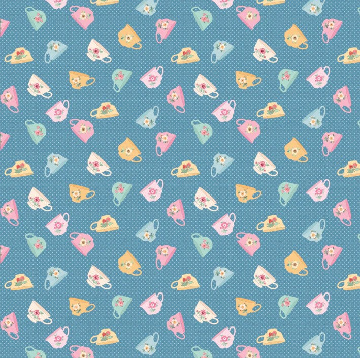 Poppie Cotton-Good Morning Blue rosy cheeks