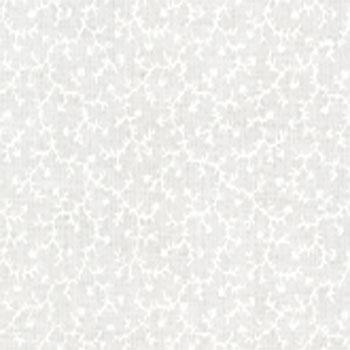 Muslin Mates Vines White quilting fabric