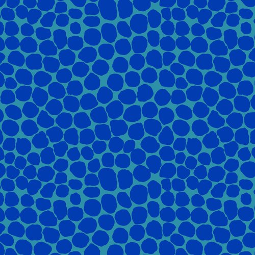 Kaffe Fassett Jumble Aqua quilting cotton fabric