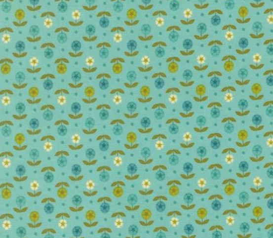 Moda Happy Daze Aqua 33846-18 novelty quilting cotton aqua