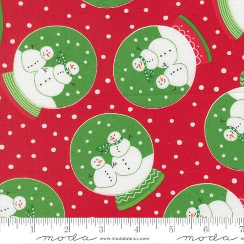 Moda - Snow Time - Me and My Sister Designs - Poinsettia Red 22500 14