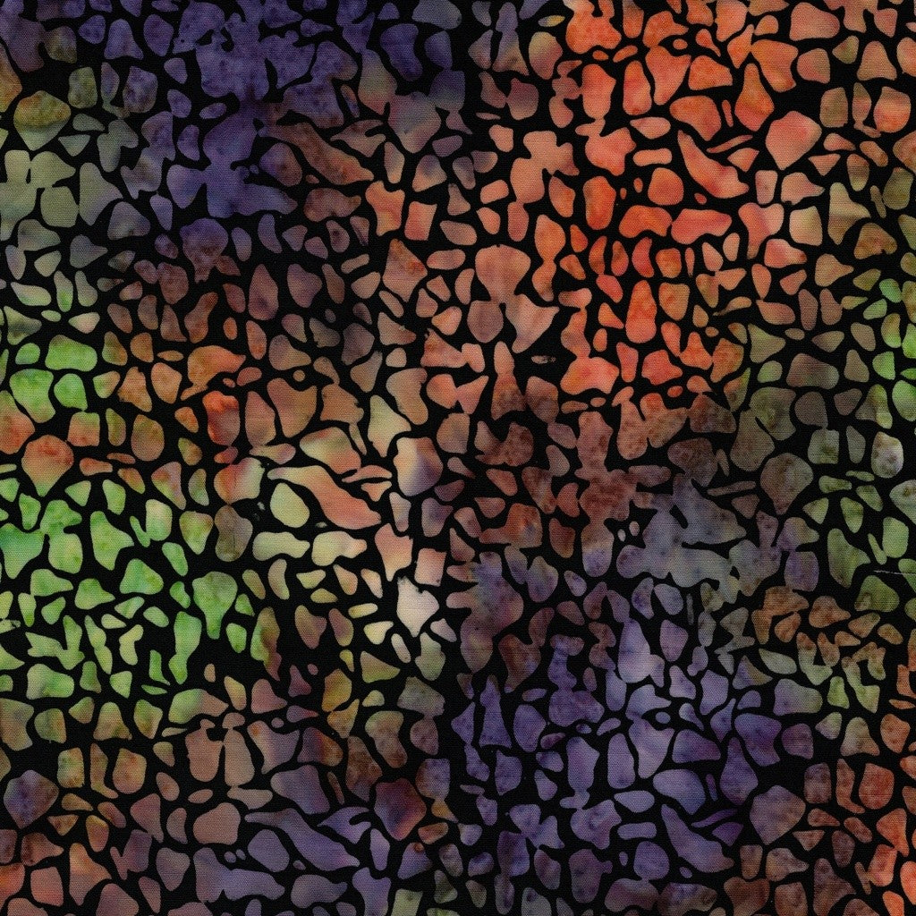 Island Batik - Boo Bash - Jerry Khiev - Mosaic - Black 122553795