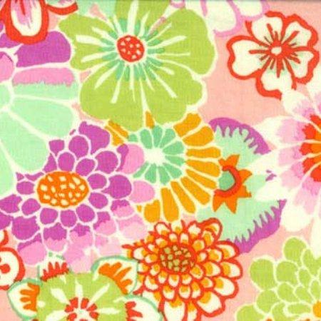 Kaffe Fassett Asian Circles Pink quilting fabric