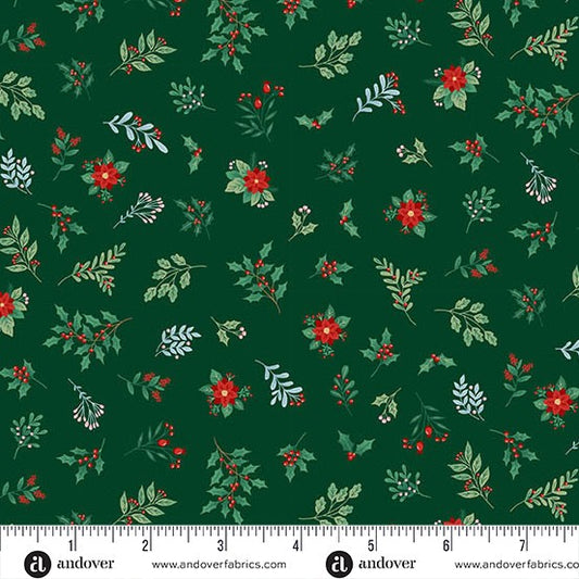 Andover - Makower UK - Nutcracker - Foliage Green 226-G