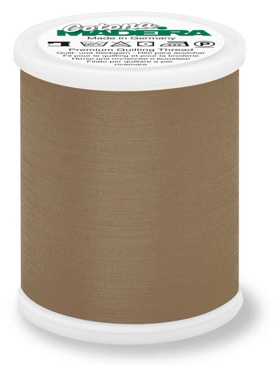 Madeira Cotona 50wt cotton thread spool in Light Taupe #736
