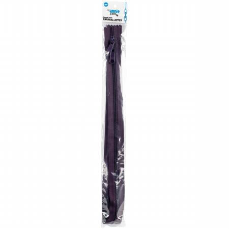 Double-Slide Zipper 30"-Eggplant