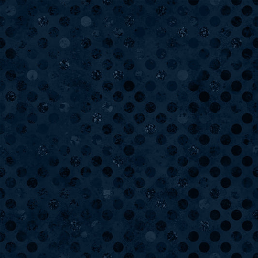 Lumin Codici Navy W165-001-585 navy blue solid quilting cotton