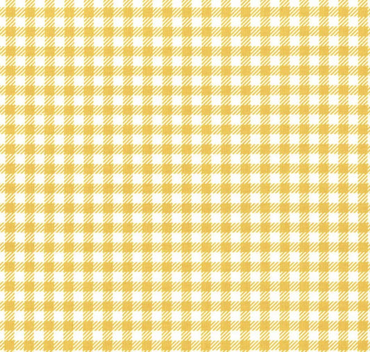 Riley Blake Serendipity 2 Plaid Golden quilting cotton