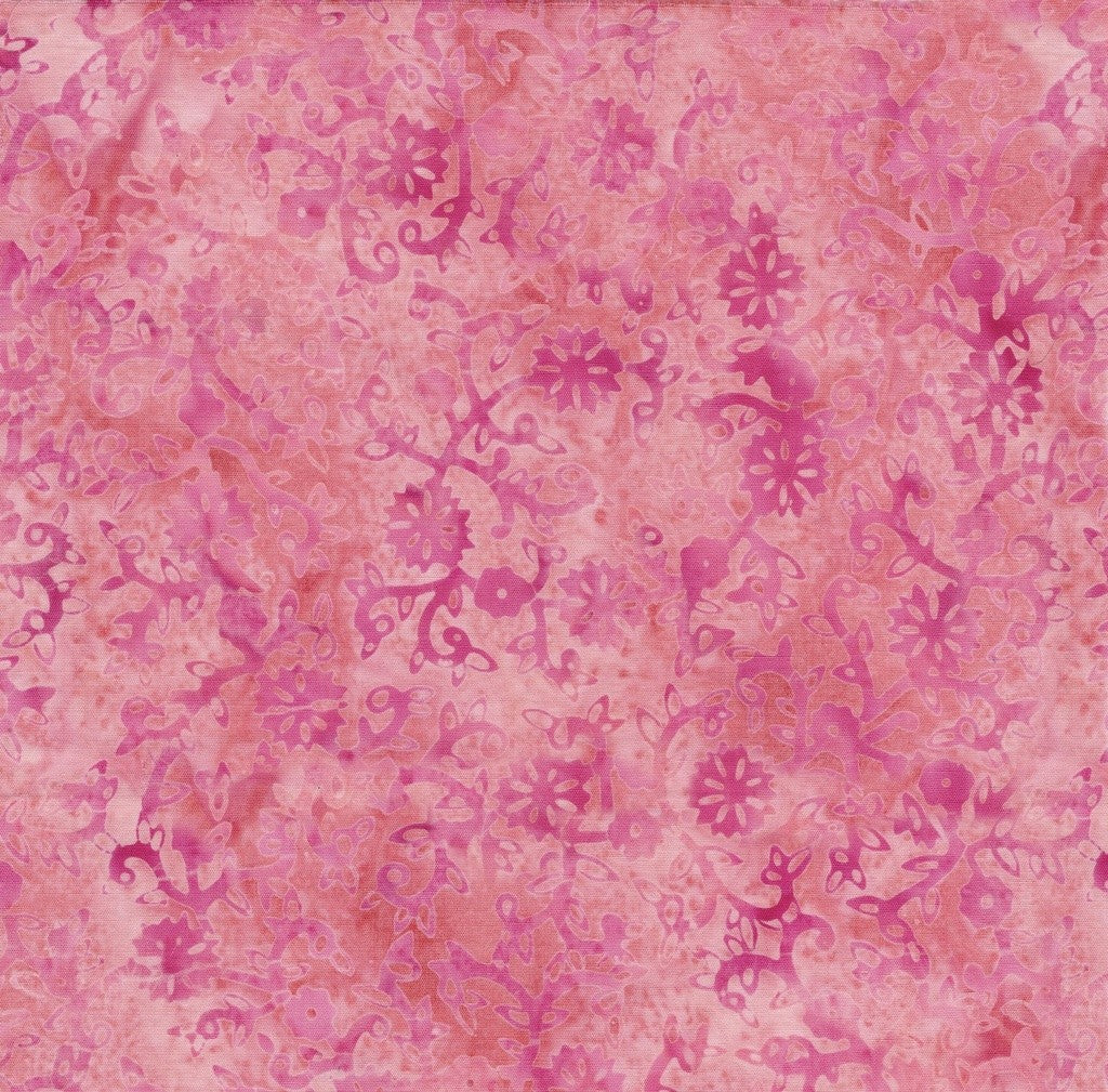 Lumin - Crazy for Daisies - Scrolling Vines Red Tangy - Heidi Pridemore, The Whimsical Workshop