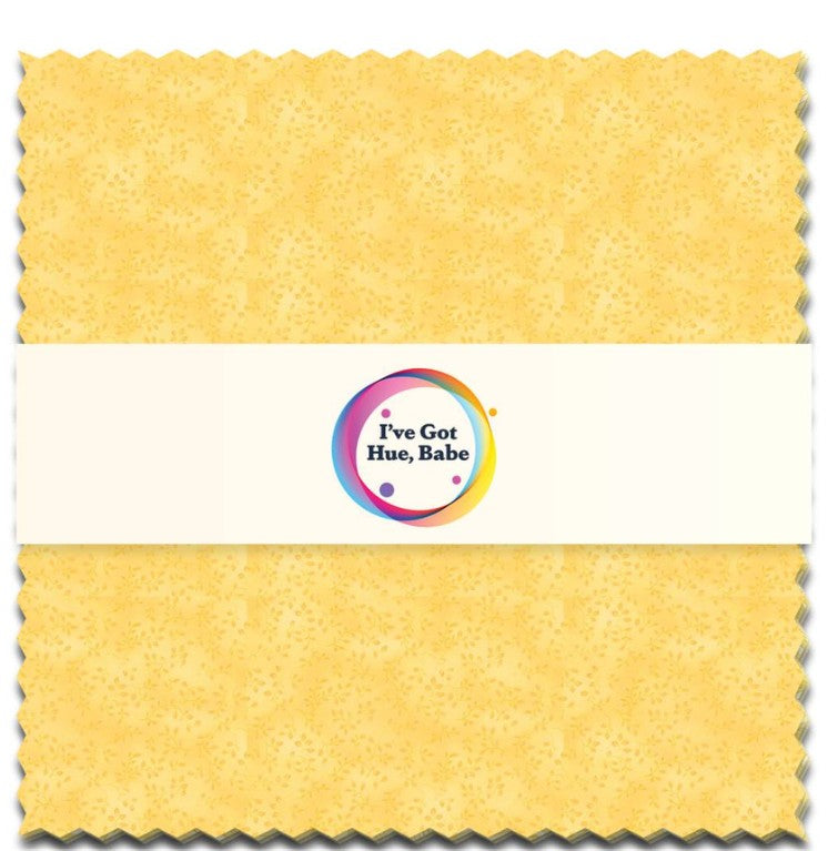 Sunny Side Up 5x5 Squares I've Got Hue Babe precut