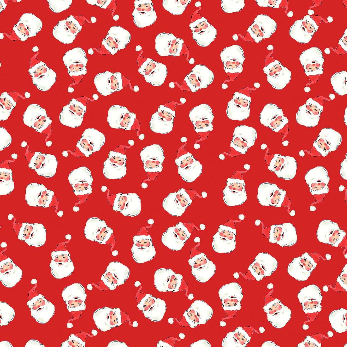 Lewis and Irene - Merry Happy Christmas - Bluebellgray - Jolly Santa - Festive Red - BG104
