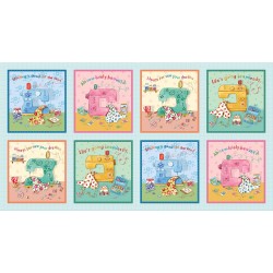 Absewkutely Beautiful Panel - 24" Repeat