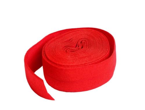 Byannie - 20mm Fold-Over Elastic - 2 Yard Package - Atom Red