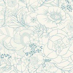 Michael Miller Floral Sketch DDC12503-CREM-D cream