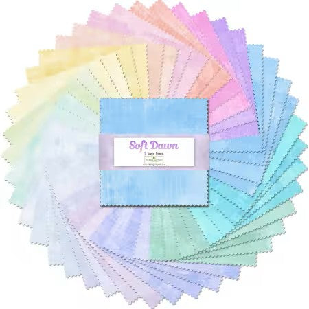 Wilmington Prints - Soft Dawn 42pc 5" Squares