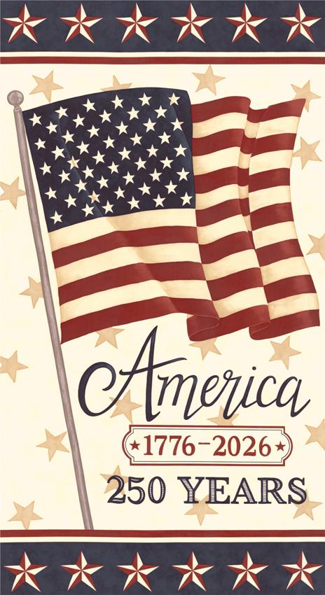 Moda - America 250 Years Panel - Deb Strain - Parchment 56185 11