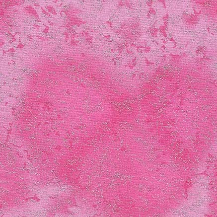 Michael Miller Fairy Frost Electric Pink metallic cotton fabric