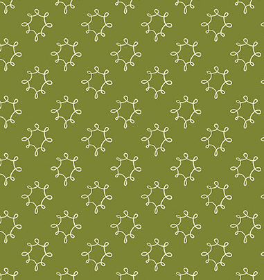 Benartex Dandy Dark Lime Wishflower quilting cotton