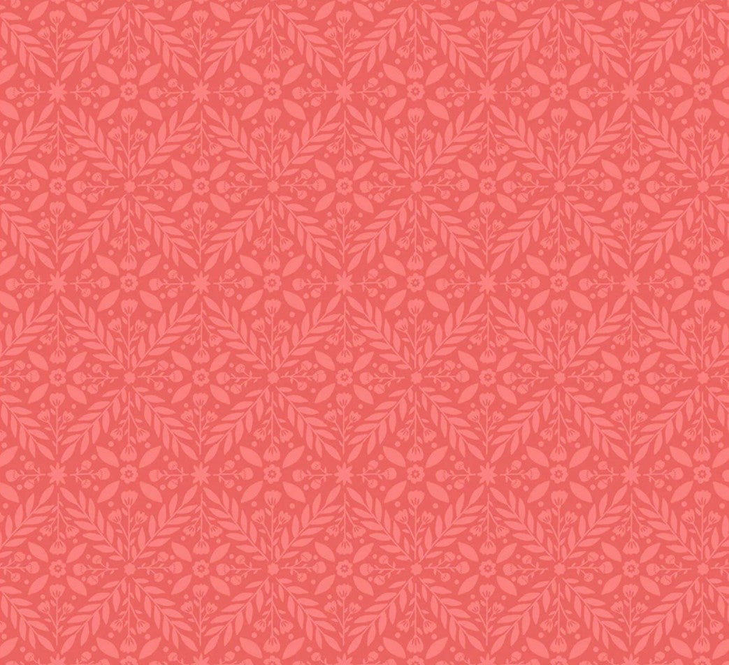 Windham Dayspring Lattice Coral 54803-9 quilting cotton fabric