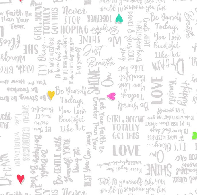 Windham Shine On 54843D-4 White quilting fabric